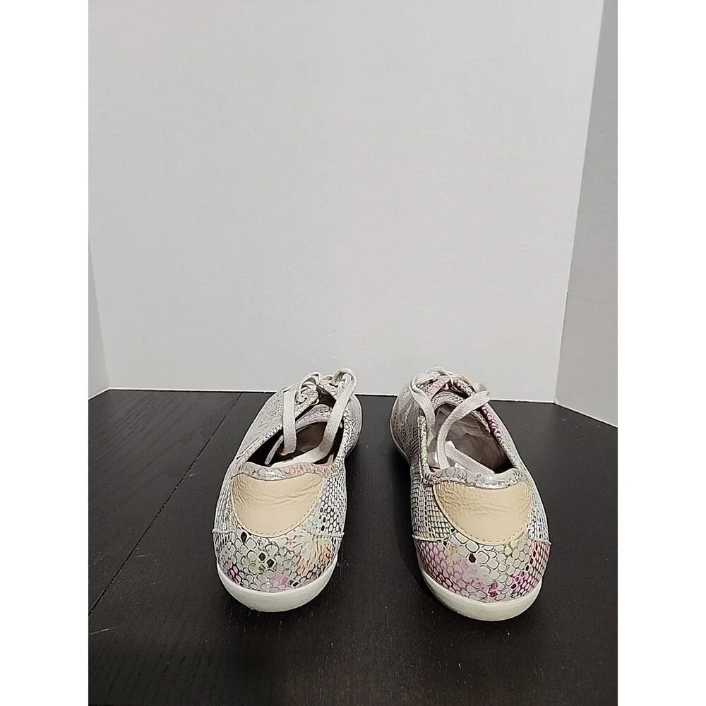 Mephisto - Ketty - Pink Boa Cap Toe Lightweight Women Sneakers SZ10 Snake
